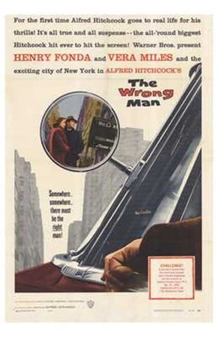 The Wrong Man Movie Poster Print