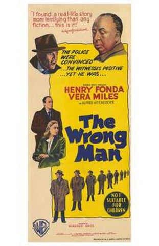 The Wrong Man Movie Poster Print