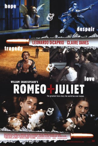 William Shakespeare's Romeo Juliet Movie Poster Print