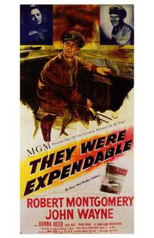 They Were Expendable Movie Poster Print