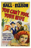 You Can't Fool Your Wife Movie Poster Print