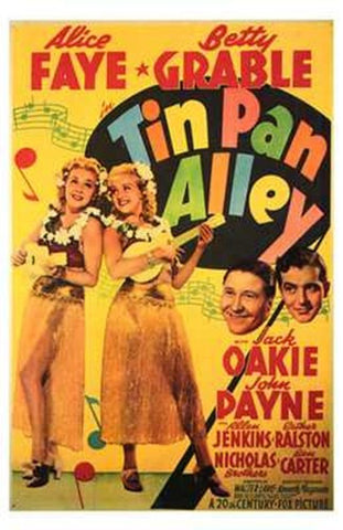 Tin Pan Alley Movie Poster Print