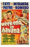 Week-End in Havana Movie Poster Print