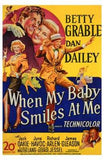 When My Baby Smiles At Me Movie Poster Print