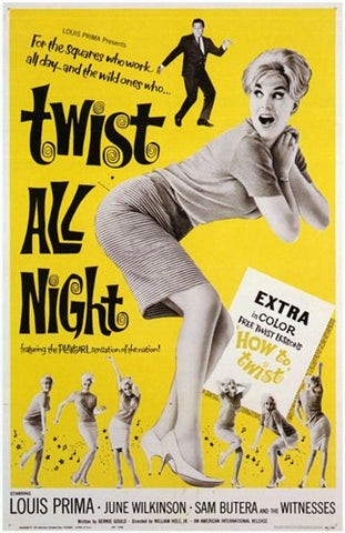 Twist All Night Movie Poster Print