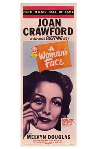 Woman's Face Movie Poster Print