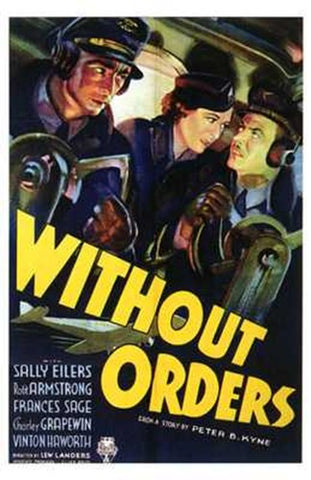 Without Orders Movie Poster Print