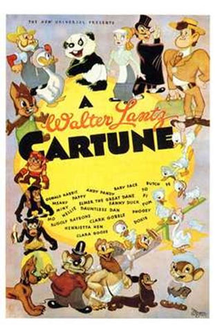 Walter Lantz Cartune  a Movie Poster Print