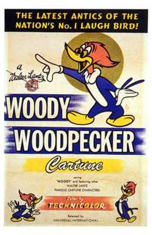 Woody Woodpecker Movie Poster Print