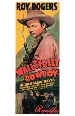 Wall Street Cowboy Movie Poster Print