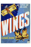 Wings Movie Poster Print