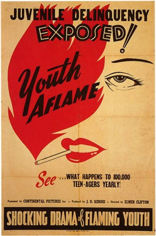 Youth Aflame Movie Poster Print