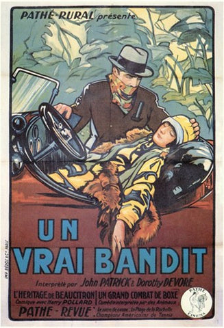 Un Vrai Bandit Movie Poster Print