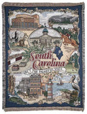 Tapestry - State Of Sc/Capitol Building Throw