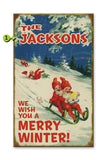 We Wish You a Merry Winter Metal 23x39