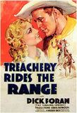 Treachery Rides the Range Movie Poster Print