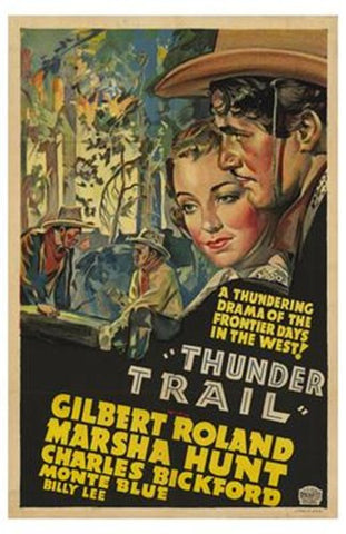 Thunder Trail Movie Poster Print