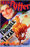 Trouble in Texas Movie Poster Print