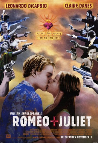 William Shakespeare's Romeo Juliet Movie Poster Print