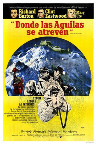 Where Eagles Dare Movie Poster Print