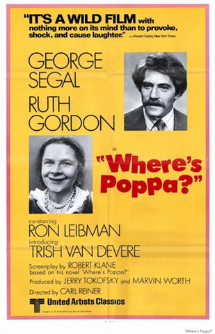 Where's Poppa Movie Poster Print