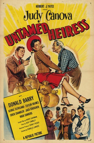 Untamed Heiress Movie Poster Print