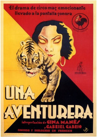 Una Aventurera Movie Poster Print