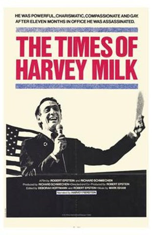 Times of Harvey Milk Movie Poster Print