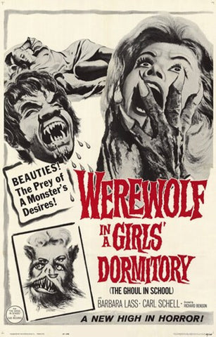 Werewolf in a Girls Dormitory Movie Poster Print