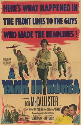 Yank in Korea Movie Poster Print