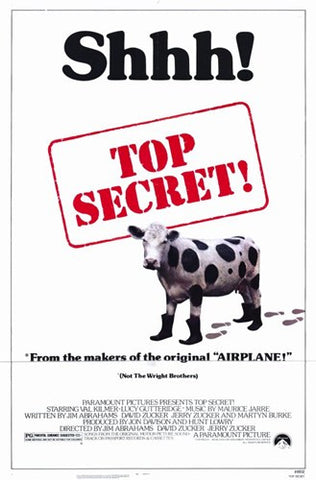 Top Secret Movie Poster Print