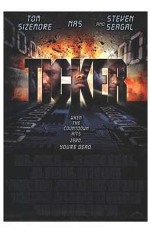 Ticker Movie Poster Print