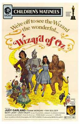 The Wizard of Oz Movie Poster Print