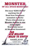 20 Million Miles to Earth Movie Poster Print