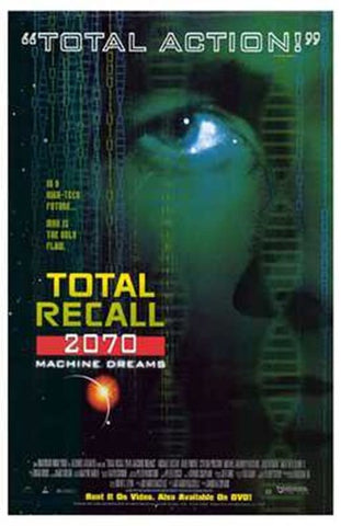 Total Recall 2070 Movie Poster Print