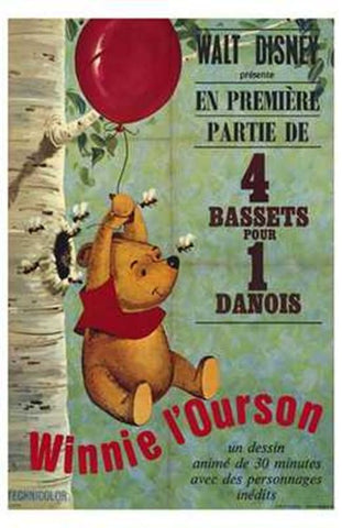 Winnie the Pooh Movie Poster Print