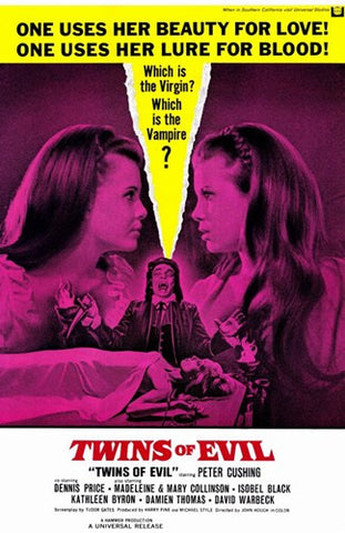 Twins of Evil Movie Poster Print