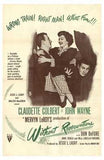 Without Reservations Movie Poster Print