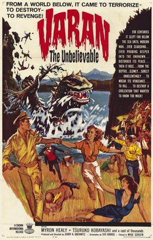 Varan the Unbelievable Movie Poster Print