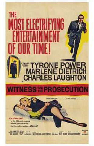 Witness for the Prosecution Movie Poster Print