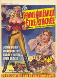 The Woman They Almost Lynched Movie Poster Print