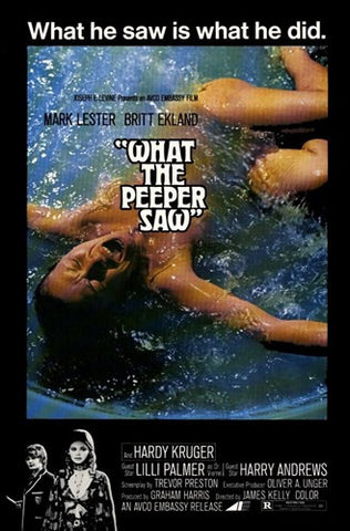 What the Peeper Saw Movie Poster Print