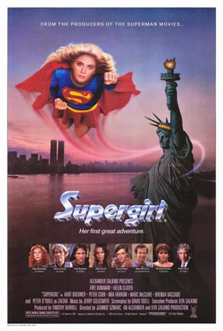 Supergirl Movie Poster Print