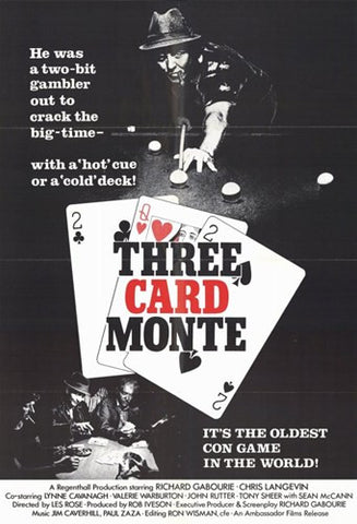 Three Card Monte Movie Poster Print