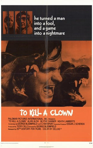 to Kill a Clown Movie Poster Print