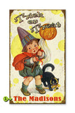 Trick Or Treat Metal 28x48