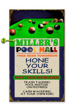 Underground Pool Hall Metal 23x39