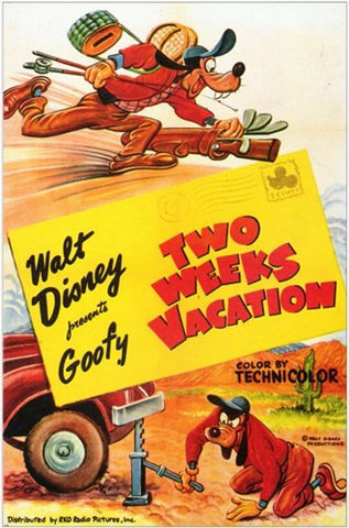 Two Weeks Vacation Movie Poster Print