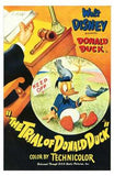 Trial of Donald Duck Movie Poster Print