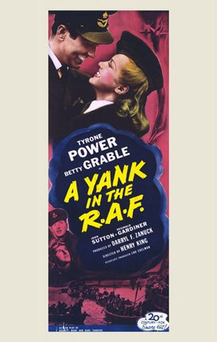 Yank in the Raf Movie Poster Print